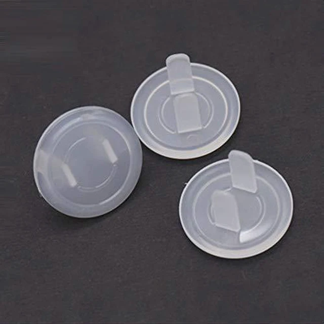 Alt view image 3 of 5 - 30 Pieces Outlet Plug Covers Clear Child Proof Electrical Protector Safety Caps