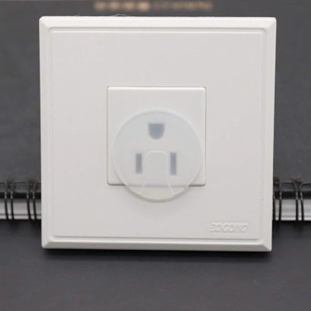 Alt view image 4 of 5 - 30 Pieces Outlet Plug Covers Clear Child Proof Electrical Protector Safety Caps
