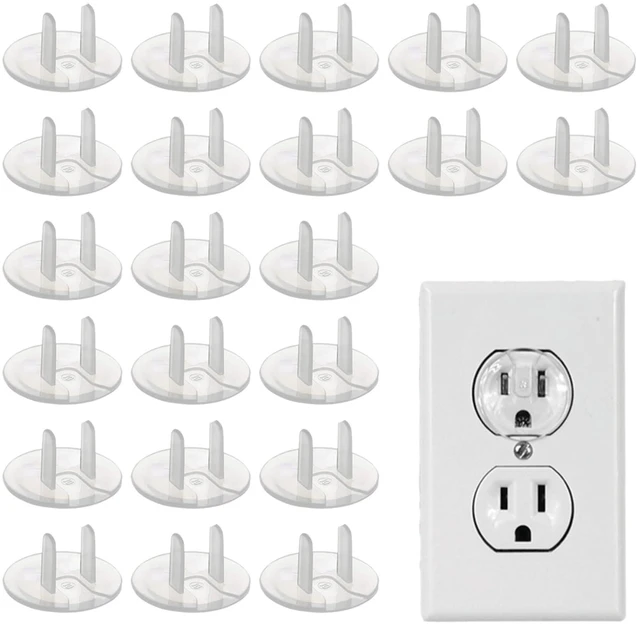 Main image of 50 Pack Outlet Covers Baby Proofing Clear Outlet Covers Safety Plug Covers | Safe & Secure Electric Plug Protectors Sturdy Childproof Socket Covers for Home & Office Keep Electrical Outlets Covered