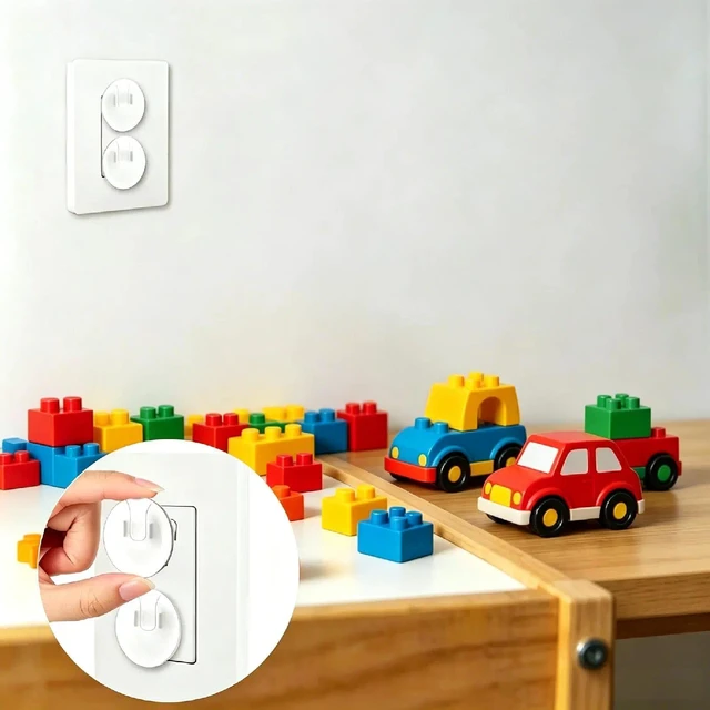 Alt view image 7 of 7 - 50 Pack Outlet Covers Baby Proofing Clear Outlet Covers Safety Plug Covers | Safe & Secure Electric Plug Protectors Sturdy Childproof Socket Covers for Home & Office Keep Electrical Outlets Covered