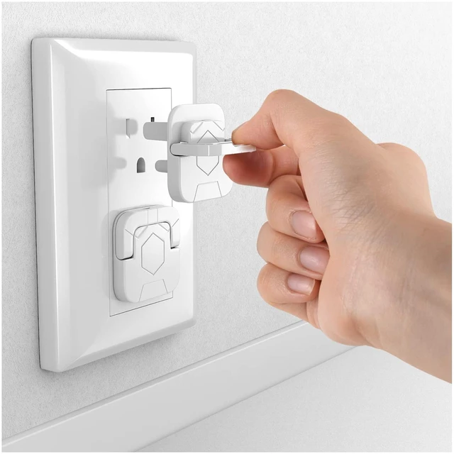Main image of Baby-Proof Outlet Covers - Child Safety Electric Plug Protectors to Prevent Power Shock (32 Pack)
