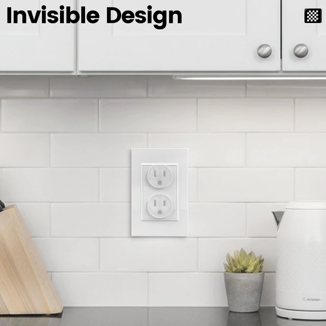 Alt view image 5 of 7 - Clear Outlet Covers for Baby Proofing, 30pcs | Invisible Design, Plug Protector Covers, Electrical Outlet Child Safety Covers, Durable, For Home School and Daycares