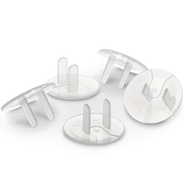 Alt view image 2 of 4 - Safety Outlet Plug Covers 25-Pack, Clear Childproof, Tamper-Resistant Plug Protectors and Outlet Covers for Baby Safety, Durable and Easy to Install Electrical Outlet Covers