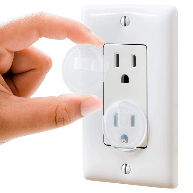 Alt view image 3 of 4 - Safety Outlet Plug Covers 25-Pack, Clear Childproof, Tamper-Resistant Plug Protectors and Outlet Covers for Baby Safety, Durable and Easy to Install Electrical Outlet Covers