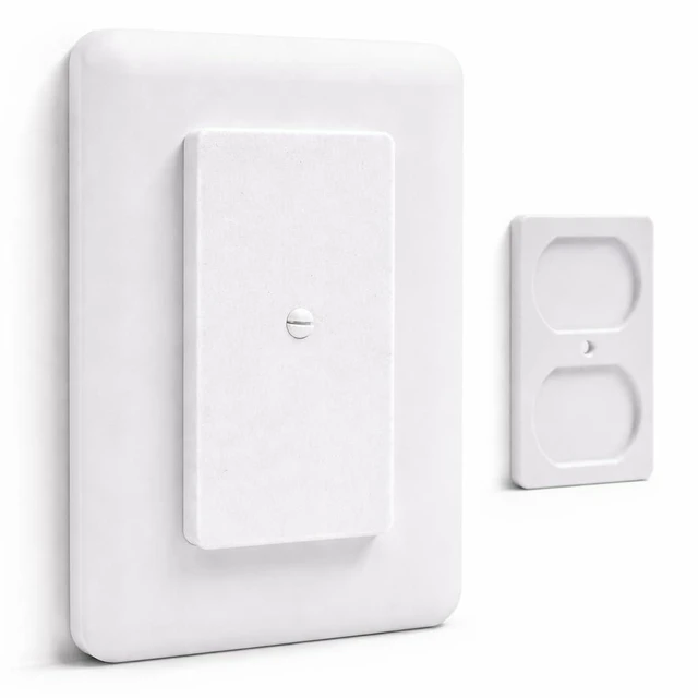 Main image of Screw-On Outlet Cover Guard Child Safety Duplex Outlet Blocker, Requires Screwdriver to Remove, Blocks Access to Standard US Outlets (Not GFCI/Decora)