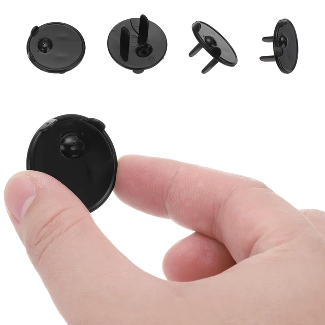 Alt view image 3 of 6 - 24 Pack Outlet Covers Proofing, Plug Covers Easy Installation Electric Plug Protectors Safety Socket Cover Plugs Protector Black