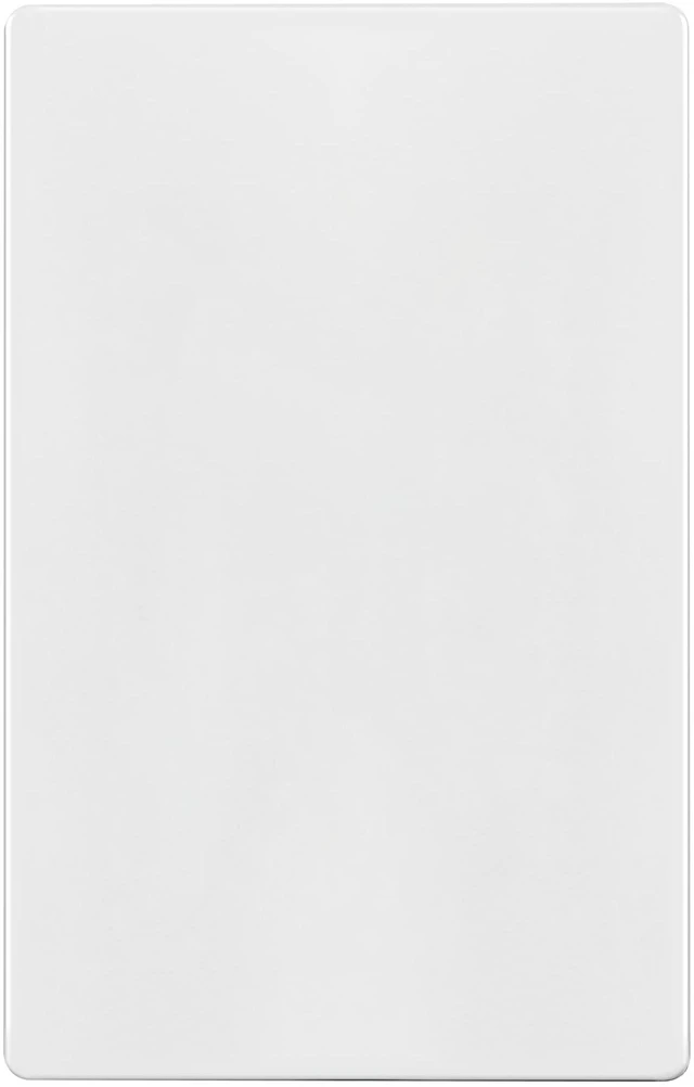 Main image of Screwless Blank Wall Plate, 1-Gang Outlet Covers, 1 Pack, White | Child safety, modern & clean finish, standard size, cover unused electrical box/outlet/switch, UL-listed, easy to install
