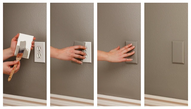 Alt view image 3 of 7 - Paintable Childproof Wall Outlet Cover 2 Pack Blank Electrical Outlet Cover for Baby Safety and Room Cohesion