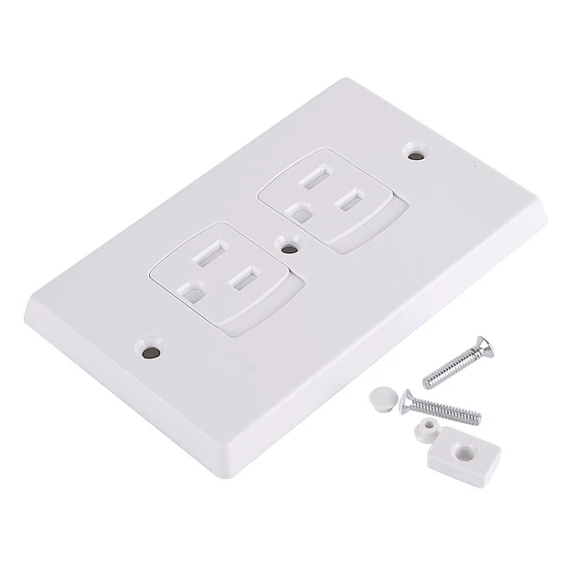 Alt view image 2 of 7 - 12 Pack Baby Safety Electric Outlet Covers | Baby Safety Self Closing Wall Socket Plugs Plate Alternate for Child Proofing