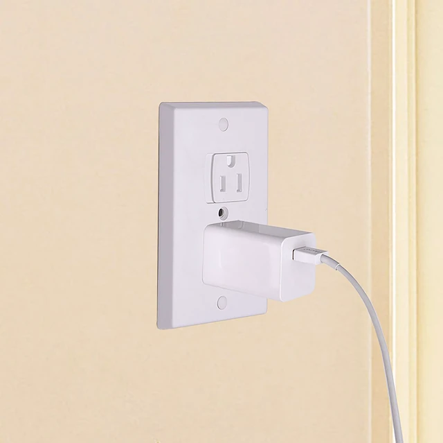 Alt view image 5 of 7 - 12 Pack Baby Safety Electric Outlet Covers | Baby Safety Self Closing Wall Socket Plugs Plate Alternate for Child Proofing