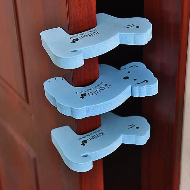 Alt view image 6 of 7 - 86Pack Baby Proofing Kit: Baby Locks(Strip-Shape 8Pack,U-Shape 4Pack), Baby Corner(Ball-type 20Pack,T-type 10Pack, L-type 10Pack),Socket cover 30Pack, Cartoon door stop 4Pack