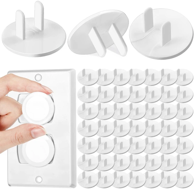 Main image of 200 Pcs Baby Proofing Outlet Covers Bulk Child Plug Protectors, White | Electrical Outlet Plugs, Childproof Socket Covers for Home Office Daycare, Improved Grip Socket Guards, Universal Protectors
