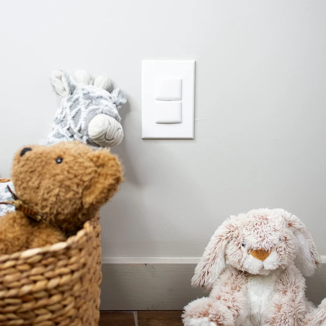 Alt view image 4 of 5 - Safety StayPut Single Outlet Plug Cover | White | Secure Fit and Beveled Edges Prevent Small Fingers from Removing Unlike Inferior Products| Fits All Outlets | 24 Pack