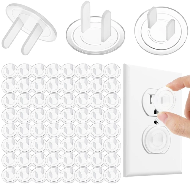 Main image of 240 Pcs Outlet Covers Bulk Proofing Plug Covers for Electrical Outlets Easy Install Socket Sturdy Safe Secure Proofing Kit for Home Office