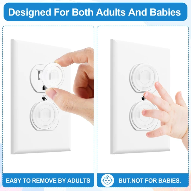 Alt view image 4 of 7 - 240 Pcs Outlet Covers Bulk Proofing Plug Covers for Electrical Outlets Easy Install Socket Sturdy Safe Secure Proofing Kit for Home Office