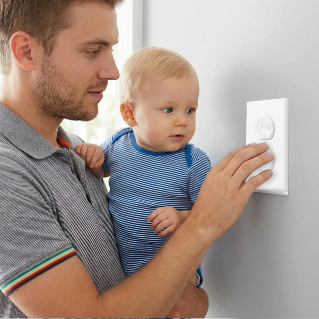 Alt view image 7 of 7 - 240 Pcs Outlet Covers Bulk Proofing Plug Covers for Electrical Outlets Easy Install Socket Sturdy Safe Secure Proofing Kit for Home Office