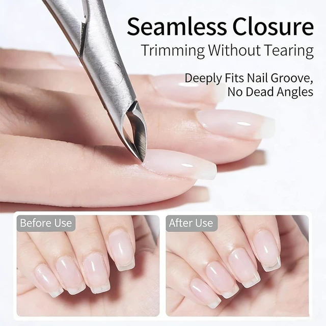 Alt view image 6 of 7 - Electric Nail Clipper, 2026 Improved Nail Clippers Set, Includes an Automatic 2-in-1 Nail Clippers (with LED Light & Storage Box), with an Cuticle Trimmer, Ideal for All Your Nail Care Needs, White