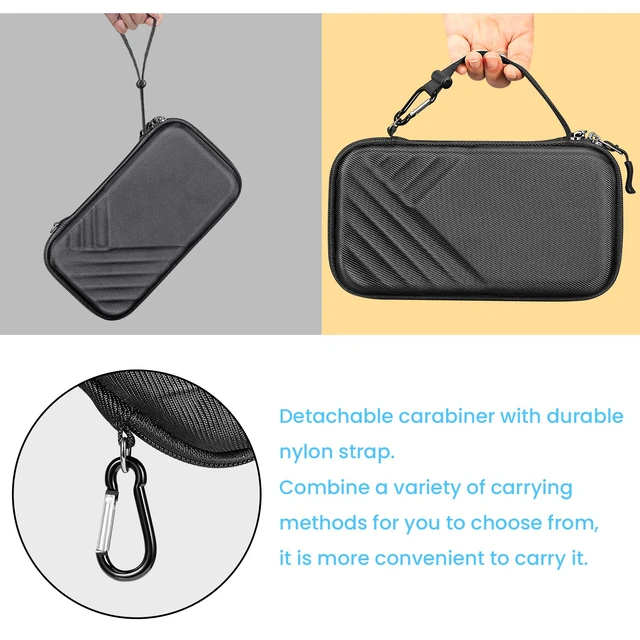 Alt view image 5 of 7 - Graphing Calculator Carrying Case for Texas Instruments | For TI-Nspire CX II CAS/TI-Nspire-CX-II, TI-84 Plus/CE Color Graphing Calculators, with Mesh Pockets and Pen Slots, Black