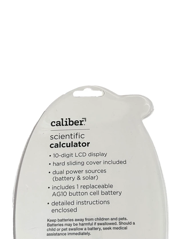 Alt view image 4 of 4 - Scientific Calculator 10 Digit LCD Display with 240 Functions and Protective Flip Cover