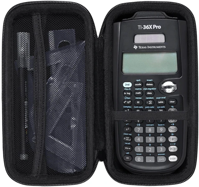 Main image of Carrying Case for Texas Instruments TI-30Xa / TI BA II Plus/TI-30XIIS /TI-30XS MultiView/TI-36X Pro Engineering Scientific Calculator, Case Only (Black 2)