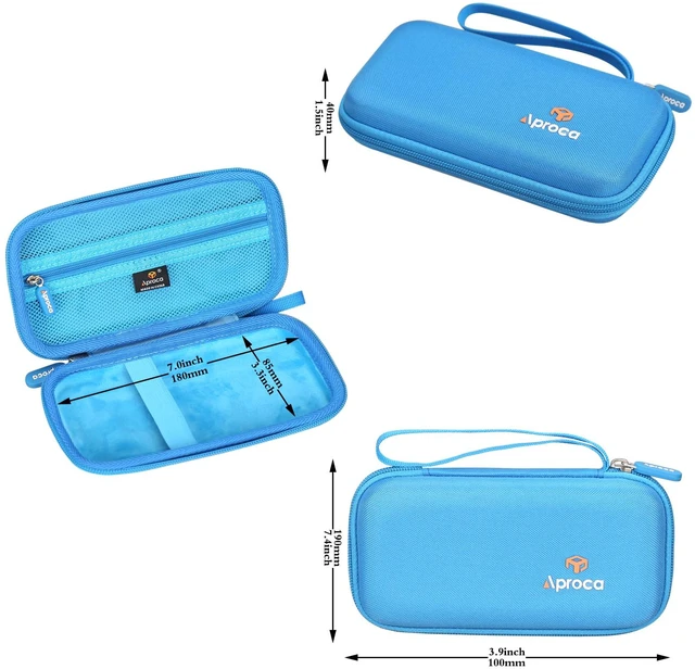 Alt view image 5 of 7 - Calculator Case Compatible with Texas Instruments TI-30XIIS / TI-30X IIS 2-Line/Casio FX-991EX Fx-82es Plus Scientific Calculator, Storage Bag - Blue (Case Only)