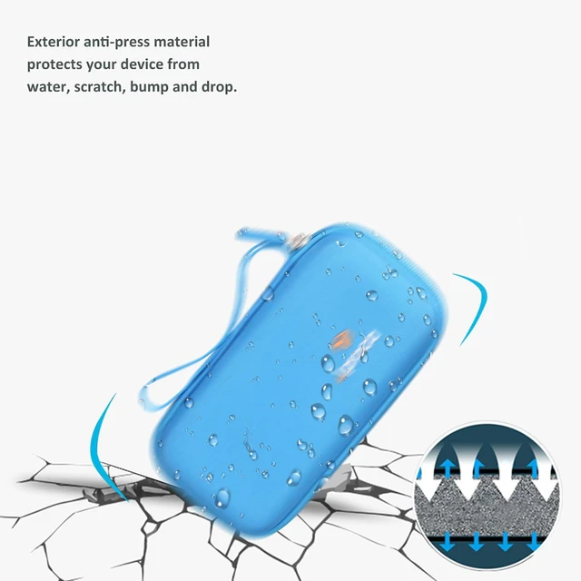 Alt view image 6 of 7 - Calculator Case Compatible with Texas Instruments TI-30XIIS / TI-30X IIS 2-Line/Casio FX-991EX Fx-82es Plus Scientific Calculator, Storage Bag - Blue (Case Only)
