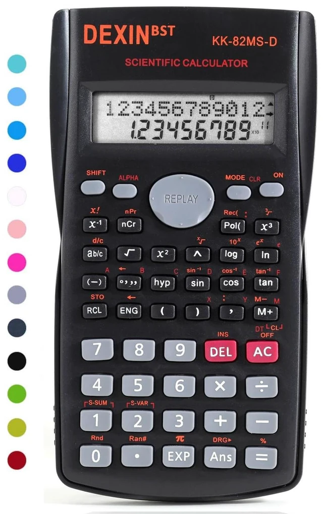 Main image of Scientific Calculators Desktop, Scientific Calculators for Students, Scientific Calculator 240 Functions 2 Line 10+2 Digits, Desk Math Calculator for School (Black)