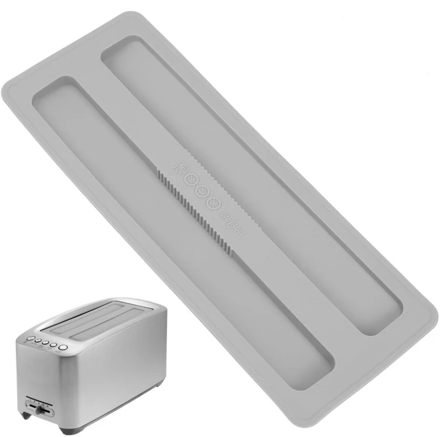 Main image of Silicone Toaster Top Cover for 4 Slice and Long Slot 2 Slice Toasters, Universal Dust Lid Protector for Bread Maker Kitchen Appliances, Sandwich Machine Part