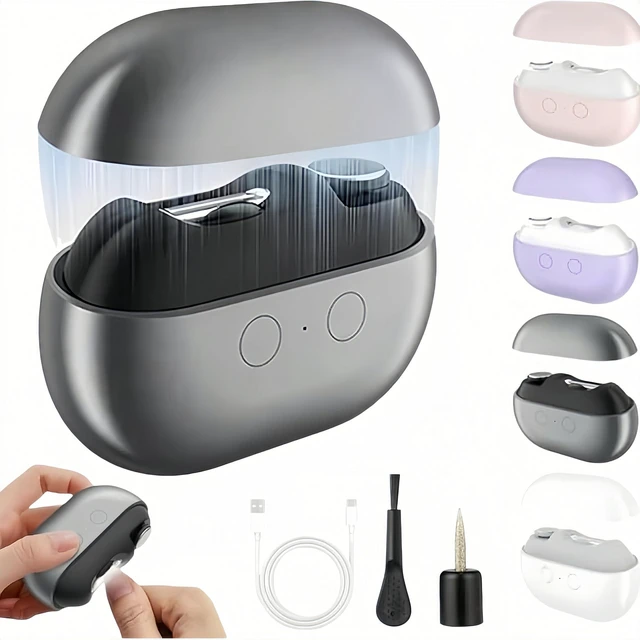 Main image of 2026 New Electric Automatic Nail Clipper3-in-1 Electric Nail Clipper for Seniors & Adults2-Speed Electric Toe Nail Clipper with Led Light, Low Vision Easy-to-Use Design