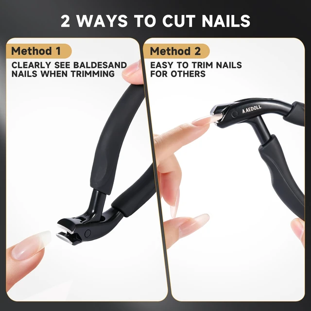 Alt view image 4 of 7 - HeavyDuty Toenail Clippers for Thick Toenails, Long Handle Toenail Clipper for Seniors, Ergonomic Non-Slip Grip, Large Toe Nail Cutter for Men & Women, Nail Trimmer with File & Cuticle Tool