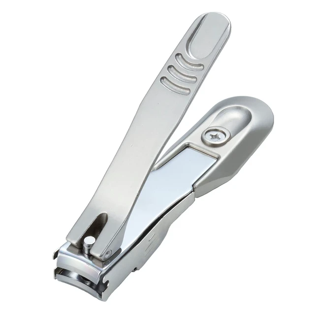 Alt view image 3 of 3 - Green Bell Stainless Steel Luxury Nail Clipper with Metal Catcher
