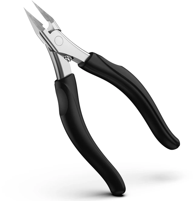 Main image of Professional Straight Edge Toenail Clippers for Thick Nails & Ingrown Toenails - Heavy Duty Long Handle Nail Clippers for Seniors and Adults with Precision Design for Pain-Free Grooming,Black