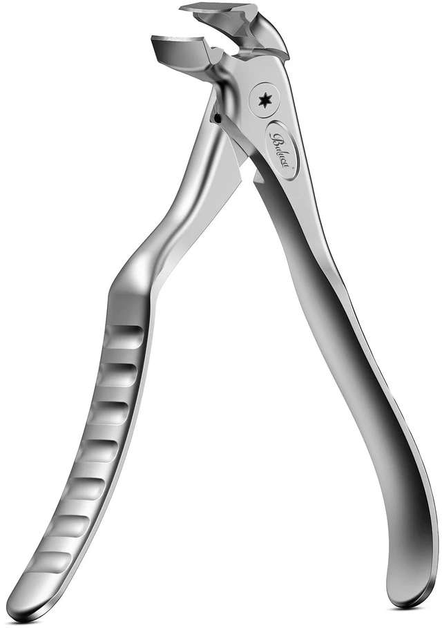 Main image of Ergonomic Nail Clipper for Seniors - Toenail Clipper for Thick Toenails and Fingernails, Long Handle Nail Clippers with Catcher (Silver, Long Handle)