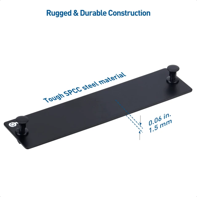 Alt view image 5 of 7 - 2-Pack LGX Blanking Adapter Panel Cover Plate | Blank Plate, LGX Blank Cover, Blocks Unused Slots, 2-Pack, Black Panel