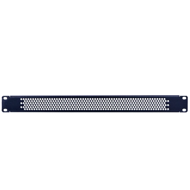 Alt view image 4 of 7 - 1U Blank Rack Mount Panel Spacer with Venting for 19in Server Rack Enclosure or Network Cabinet 2 Pack, Black
