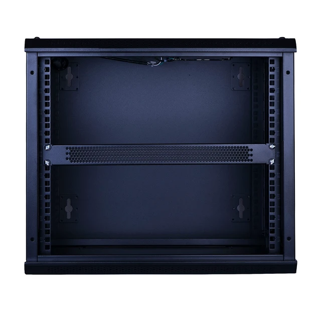 Alt view image 6 of 7 - 1U Blank Rack Mount Panel Spacer with Venting for 19in Server Rack Enclosure or Network Cabinet 2 Pack, Black