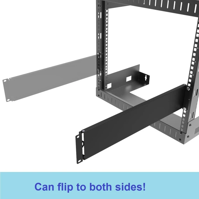 Alt view image 2 of 4 - 2U Hinged Solid Blank Panel for 19" Rack Mount (2UBP)