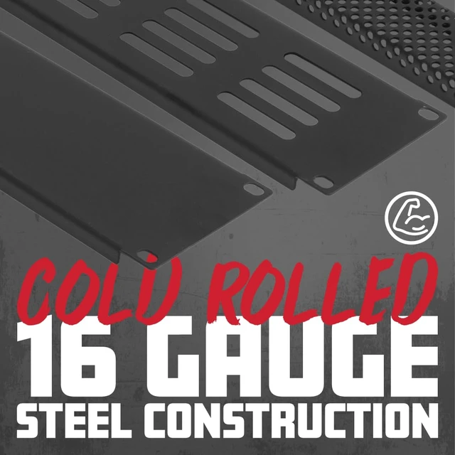 Alt view image 3 of 7 - Rackworks Universal Rack Mounted Perforated Flanged Panel Accessory; 1U Size (GRW-PNLPRF1)