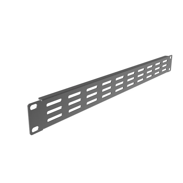 Alt view image 2 of 5 - 5 Pack 1U Vented Blank Panel-Steel Blank Rack Panel Spacer | for 19in Server Rack Cabinet or Enclosure, Black (1U)