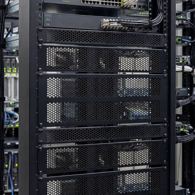 Alt view image 6 of 6 - 6 Pcs 1 U, 2 U, 4 U Blank Panel Metal Rack | Mount Venting Blank Panel 19 Inches Black Rack Blanking Blind Panels for Server Network Racks Enclosure or Cabinet