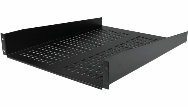 Main image of 2U Server Rack Shelf - Universal Vented Rack Mount Cantilever Tray for 19" Network Equipment Rack & Cabinet - Heavy Duty Steel - Weight Capacity 50lb/23kg - 22" Deep Shelf (CABSHELF22V)