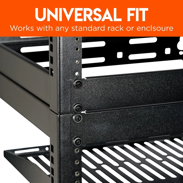 Alt view image 5 of 7 - Server Rack Screws 25 Pack - 10/32 Steel Screws with Attached Nylon Washers & Pilot Point Heads - Made to Use with Network Racks, Enclosures, & Cabinets