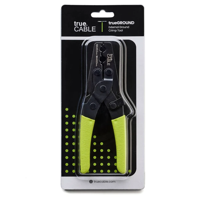 Alt view image 6 of 6 - External Ground Crimping Tool for Shielded RJ45 Connectors | PM alloy steel, spring-loaded latch-lock handle, compatible with all shielded external ground RJ45 connectors.