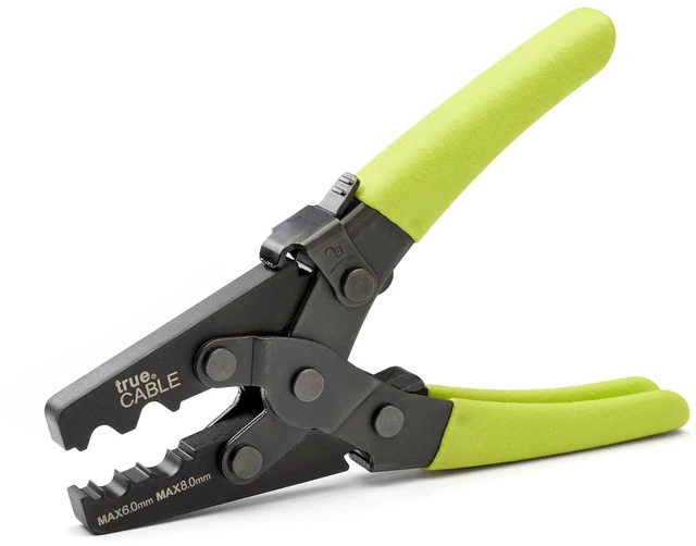 Main image of External Ground Crimping Tool for Shielded RJ45 Connectors | PM alloy steel, spring-loaded latch-lock handle, compatible with all shielded external ground RJ45 connectors.