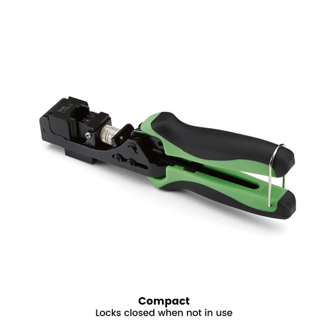 Alt view image 5 of 6 - 90 Degree RJ45 Keystone Jack Termination Tool, Cat5e/Cat6/Cat6A UTP Ethernet Cable EZ Termination Punch Down for trueCABLE Unshielded Keystone Jacks