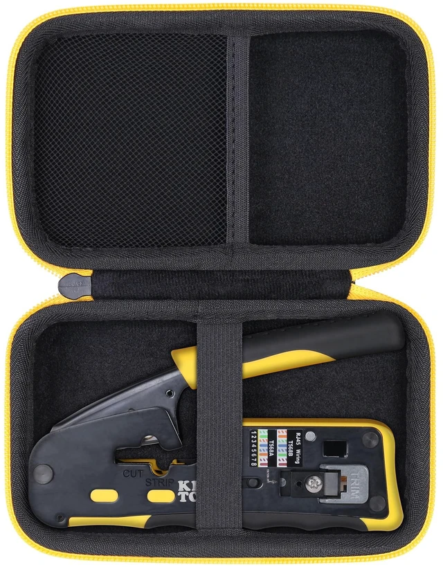 Main image of Hard Carrying Case Replacement for Klein Tools VDV226-110 RJ45 Pass Through Crimp Tool,Holder Compatible with Klein Crimper Network Tools(Case Only)