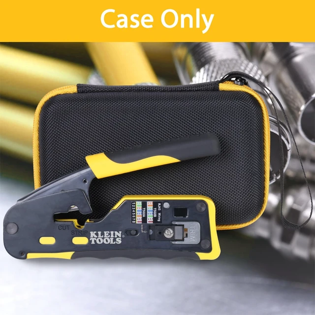 Alt view image 5 of 6 - Hard Carrying Case Replacement for Klein Tools VDV226-110 RJ45 Pass Through Crimp Tool,Holder Compatible with Klein Crimper Network Tools(Case Only)
