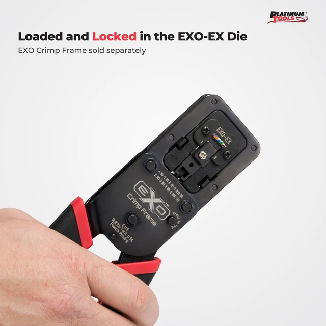 Alt view image 3 of 4 - 100071C Exo-EX Die For Exo Crimp Frame, Network Cable Crimper for RJ45 and Modular Connectors