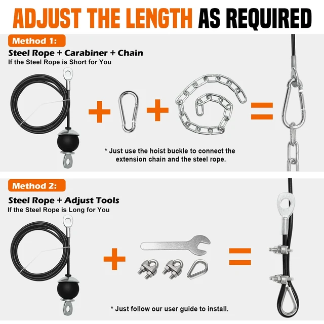 Alt view image 4 of 7 - Weight Cable Pulley System Gym, Upgraded Cable Pulley Attachments for Gym LAT Pull Down, Biceps Curl, Tricep, Arm Workouts - Weight Pulley System Home Gym Add On Equipment