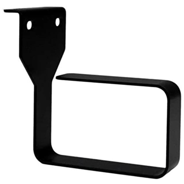 Alt view image 4 of 7 - 1.5U Multi-Directional Cable D-Ring Hook for Racks (CMHOOKMW) | 2.4 x 3.9in steel ring, 6 x 10cm, Fits 2 and 4-post racks, Wide front opening, EIA RS-310-D, Reduces strain